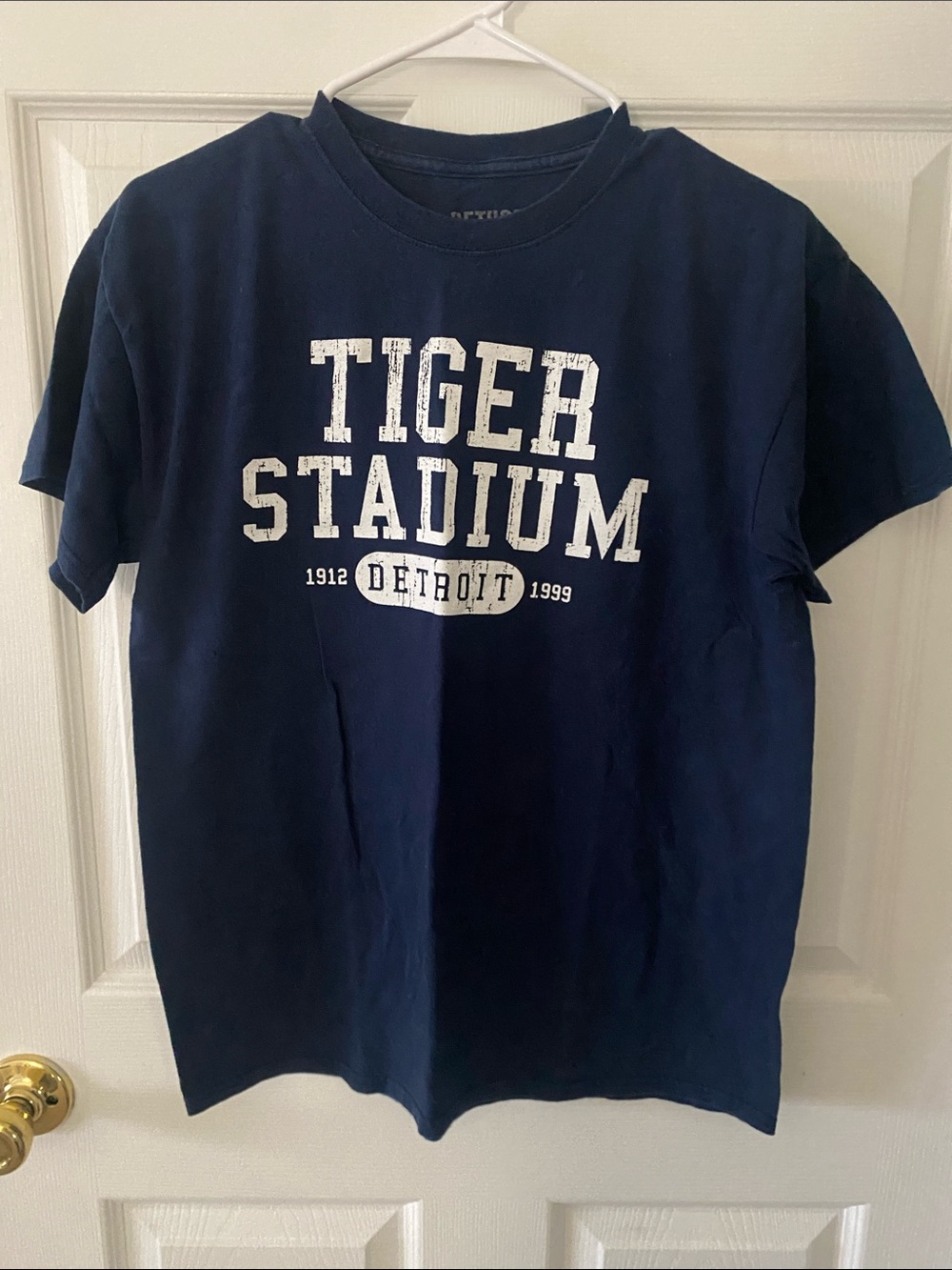 Navy 'Tiger Stadium' Short Sleeve Graphic Tee